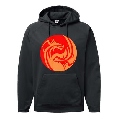 Dueling Dragons Performance Fleece Hoodie