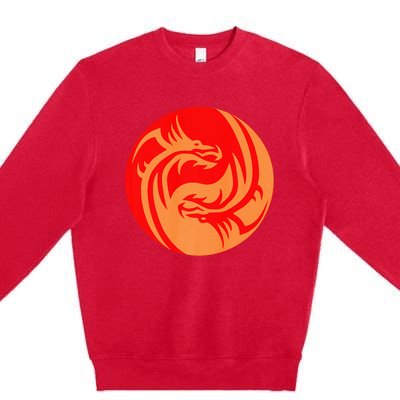 Dueling Dragons Premium Crewneck Sweatshirt