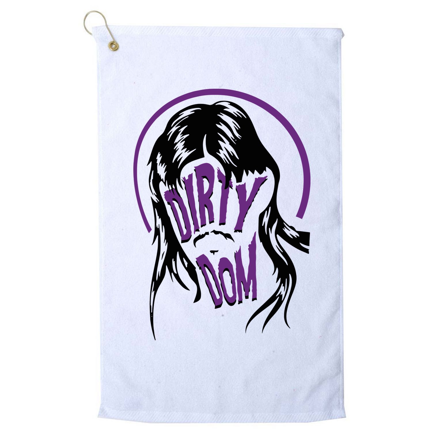 Dominikmysterio Dirty Dom Mullet Golf Towel
