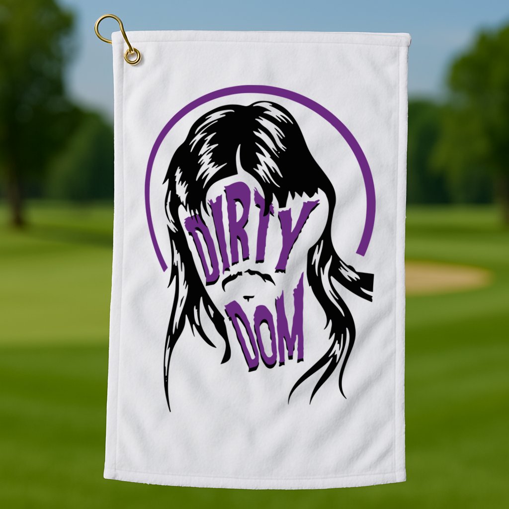 Dominikmysterio Dirty Dom Mullet Golf Towel