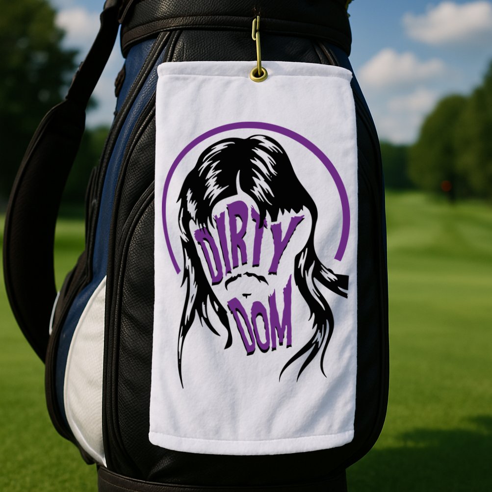 Dominikmysterio Dirty Dom Mullet Golf Towel