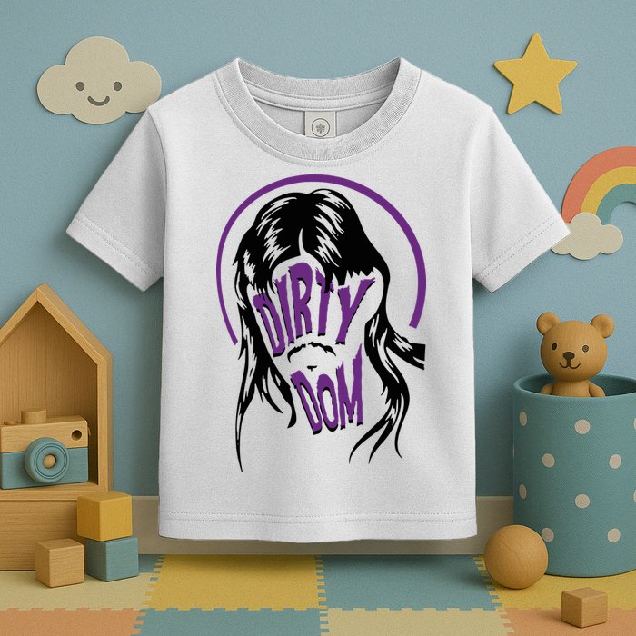 Dominikmysterio Dirty Dom Mullet Toddler T-Shirt
