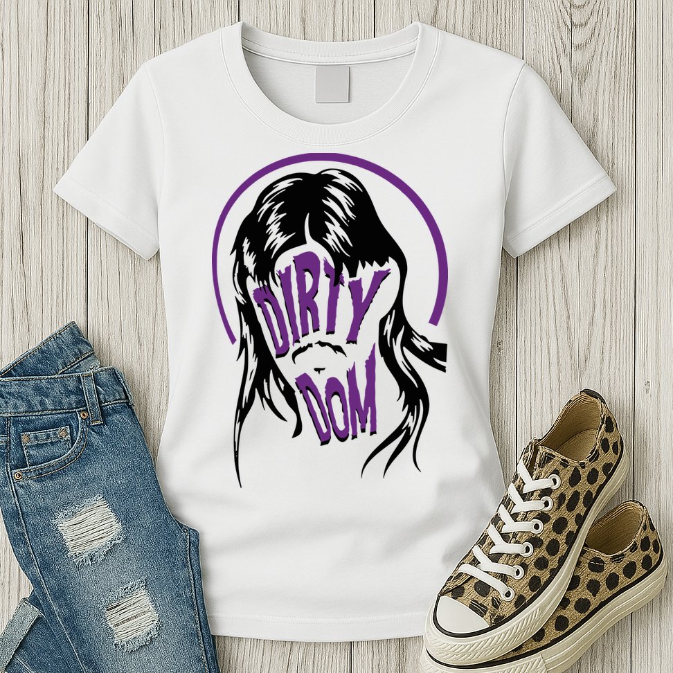 Dominikmysterio Dirty Dom Mullet Womens T-Shirt