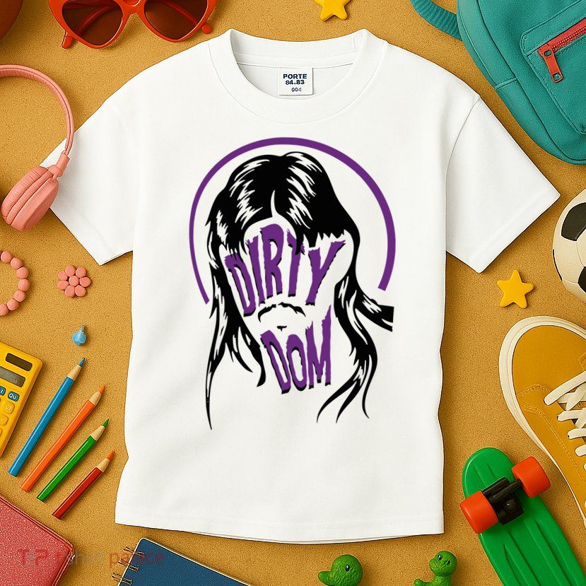 Dominikmysterio Dirty Dom Mullet Kids T-Shirt