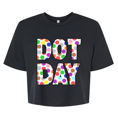 Dotty Dot Day Bella+Canvas Jersey Crop Tee