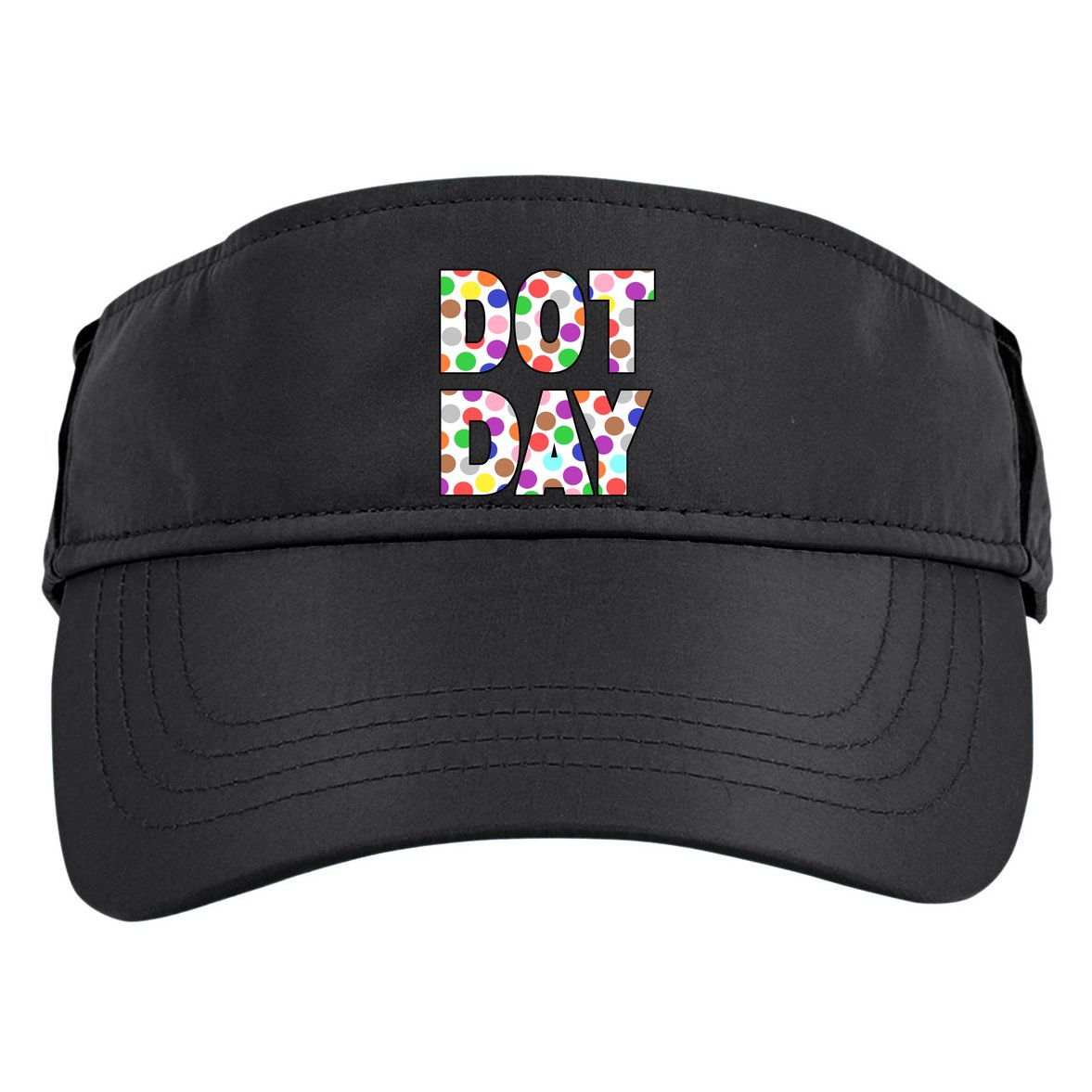 Dotty Dot Day Adult Drive Performance Visor