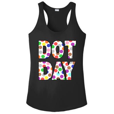 Dotty Dot Day Ladies PosiCharge Competitor Racerback Tank