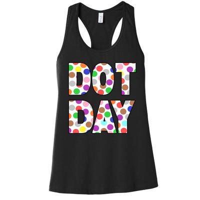 Dotty Dot Day Women's Racerback Tank