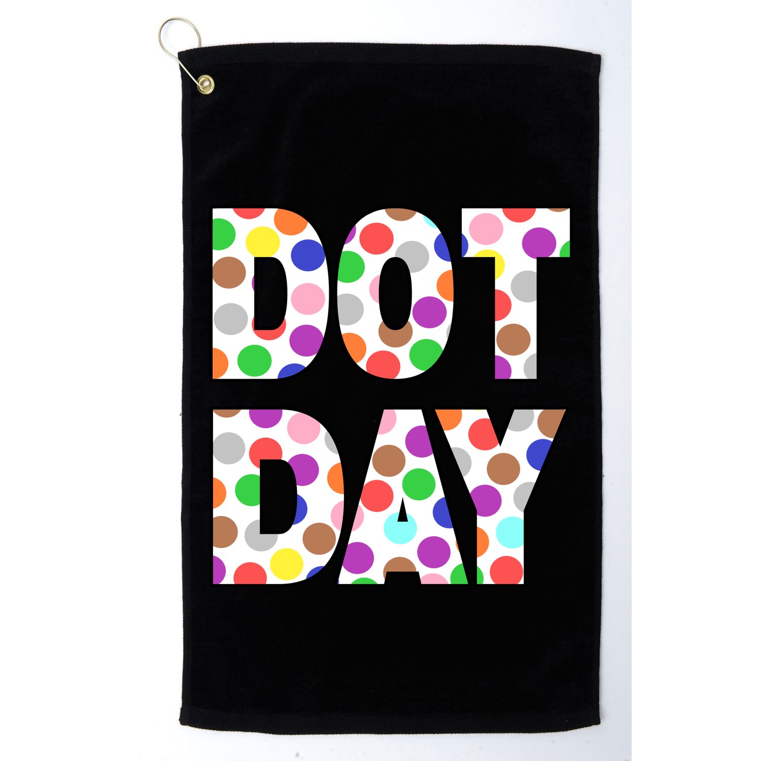 Dotty Dot Day Golf Towel