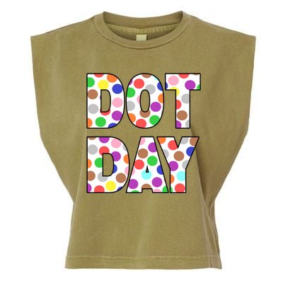 Dotty Dot Day Garment-Dyed Women's Muscle Tee