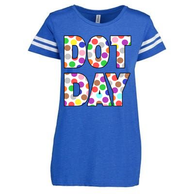 Dotty Dot Day Enza Ladies Jersey Football T-Shirt