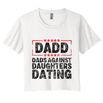 d.a.d.d. dadd dads against daughters dating Women's Crop Top Tee