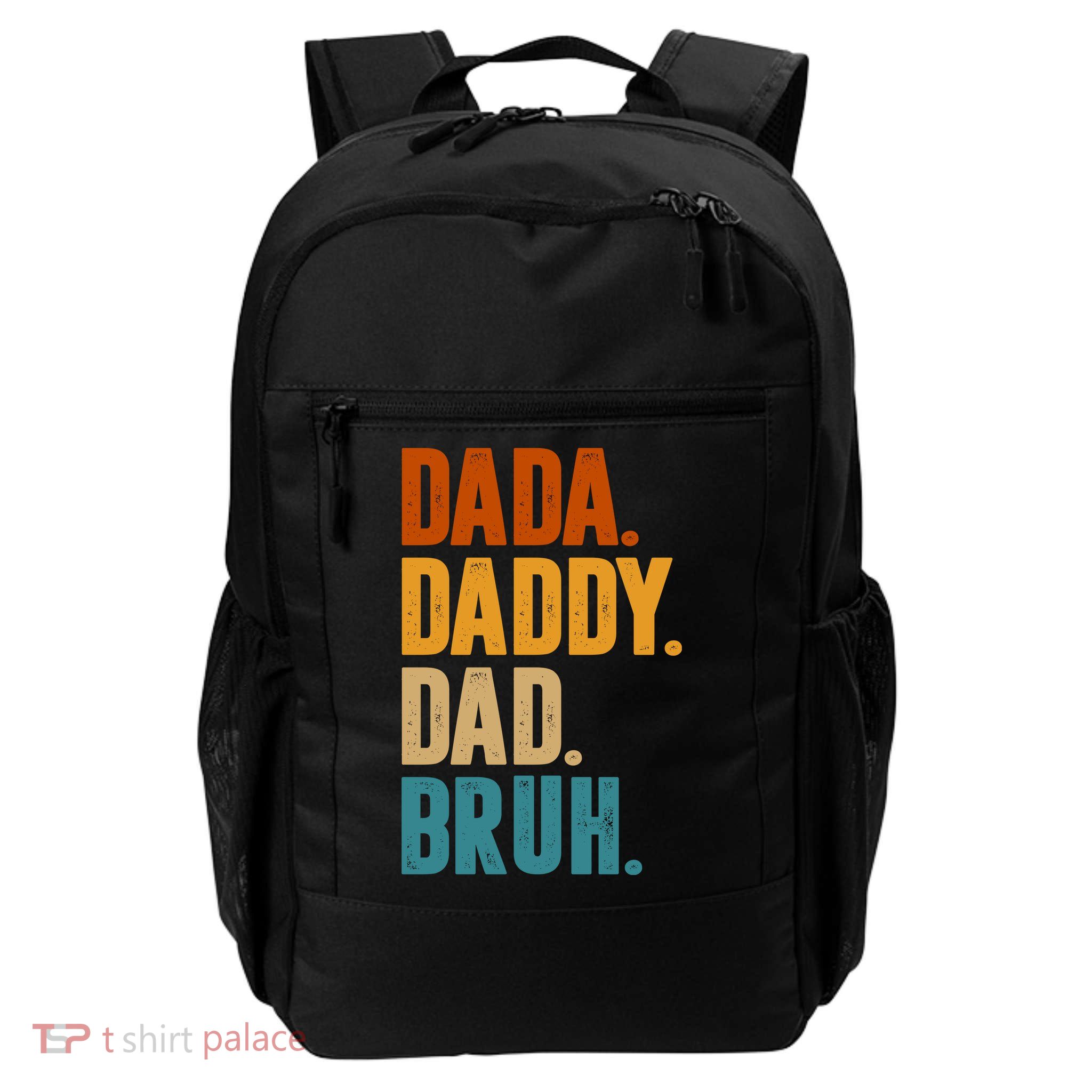 Dada Daddy Dad Bruh Vintage Backpack