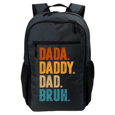 Dada Daddy Dad Bruh Vintage Daily Commute Backpack