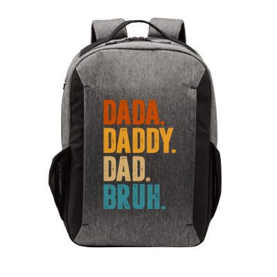 Dada Daddy Dad Bruh Vintage Vector Backpack