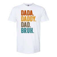 Dada Daddy Dad Bruh Vintage Softstyle CVC T-Shirt