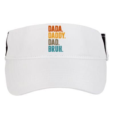 Dada Daddy Dad Bruh Vintage Adult Drive Performance Visor