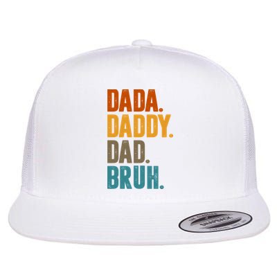 Dada Daddy Dad Bruh Vintage Flatbill Hat