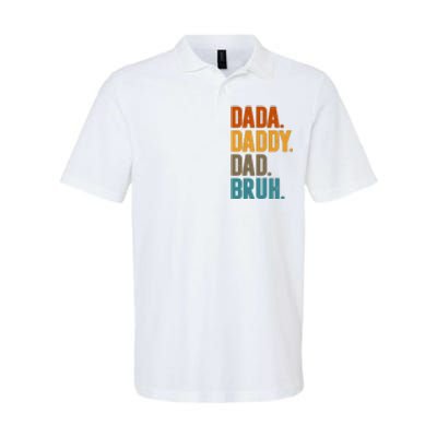 Dada Daddy Dad Bruh Vintage Softstyle Adult Sport Polo