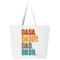 Dada Daddy Dad Bruh Vintage 25L Jumbo Tote