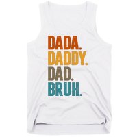 Dada Daddy Dad Bruh Vintage Tank Top