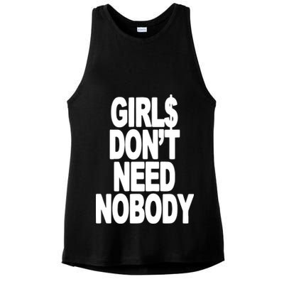 Dom Dolla Don’T Need Nobody Ladies PosiCharge Tri-Blend Wicking Tank