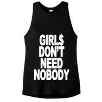 Dom Dolla Don’T Need Nobody Ladies PosiCharge Tri-Blend Wicking Tank