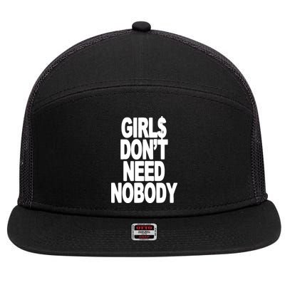 Dom Dolla Don’T Need Nobody 7 Panel Mesh Trucker Snapback Hat