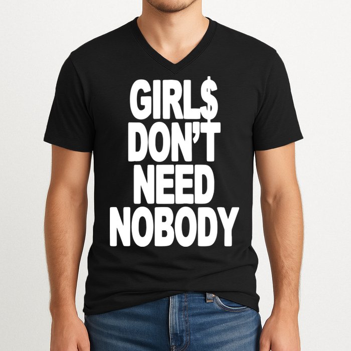 Dom Dolla Don’T Need Nobody V-Neck T-Shirt