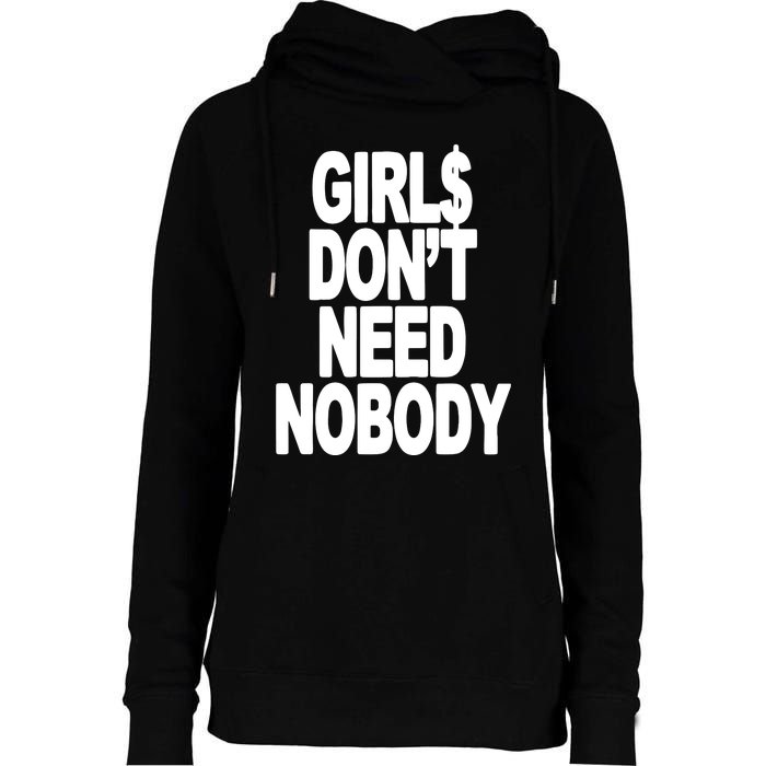 Dom Dolla Don’T Need Nobody Womens Funnel Neck Pullover Hood