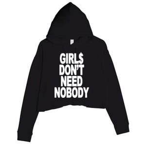 Dom Dolla Don’T Need Nobody Crop Fleece Hoodie