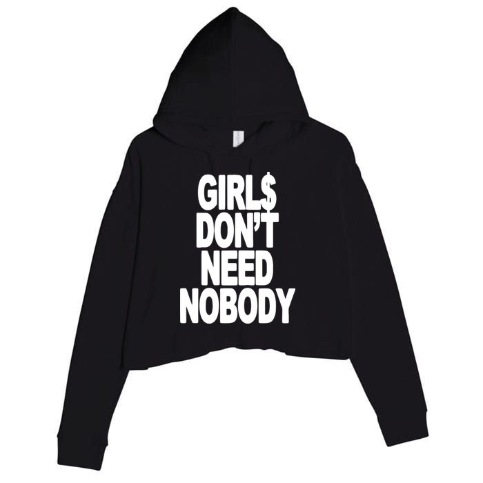 Dom Dolla Don’T Need Nobody Crop Fleece Hoodie