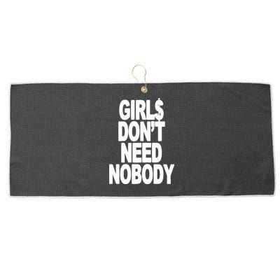 Dom Dolla Don’T Need Nobody Large Microfiber Waffle Golf Towel