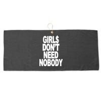 Dom Dolla Don’T Need Nobody Large Microfiber Waffle Golf Towel