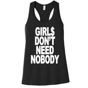 Dom Dolla Don’T Need Nobody Women's Racerback Tank