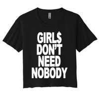 Dom Dolla Don’T Need Nobody Women's Crop Top Tee