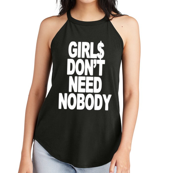 Dom Dolla Don’T Need Nobody Women's Perfect Tri Rocker Tank