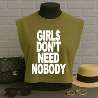 Dom Dolla Don’T Need Nobody Garment-Dyed Women's Muscle Tee