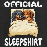 Dachshund Doxie Dog Sleep Pajamas Nightgown 7 Panel Mesh Trucker Snapback Hat