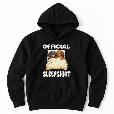 Dachshund Doxie Dog Sleep Pajamas Nightgown Hoodie