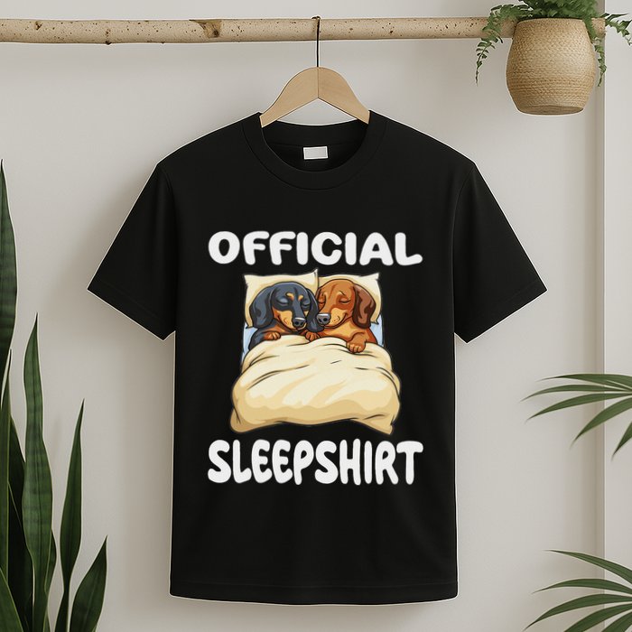 Dachshund Doxie Dog Sleep Pajamas Nightgown T-Shirt