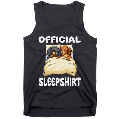 Dachshund Doxie Dog Sleep Pajamas Nightgown Tank Top