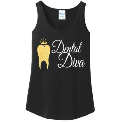 Dental Diva Dentists Assistants Hygienists Dentistry Office Ladies Essential Tank