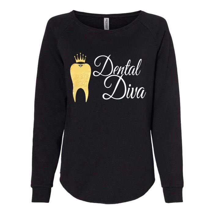 Dental Diva Dentists Assistants Hygienists Dentistry Office Womens California Wash Sweatshirt