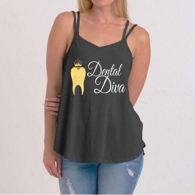 Dental Diva Dentists Assistants Hygienists Dentistry Office Women's Strappy Tank