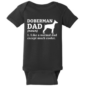 Doberman Dad Doberman Pinscher Dog Baby Bodysuit