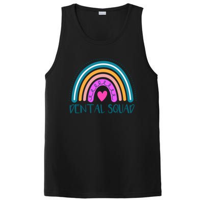 Dentist Dentistry Dental Squad Assistant Hygienist Rainbow Funny Gift PosiCharge Competitor Tank