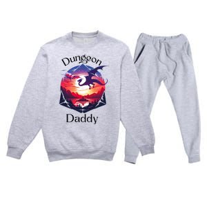 Dungeon Daddy Design For Ttrpg Lovers Premium Crewneck Sweatsuit Set