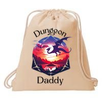 Dungeon Daddy Design For Ttrpg Lovers Drawstring Bag