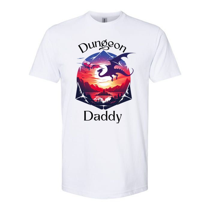 Dungeon Daddy Design For Ttrpg Lovers Softstyle CVC T-Shirt